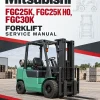 Mitsubishi FGC25K, FGC25K HO, FGC30K Forklift Service Manual