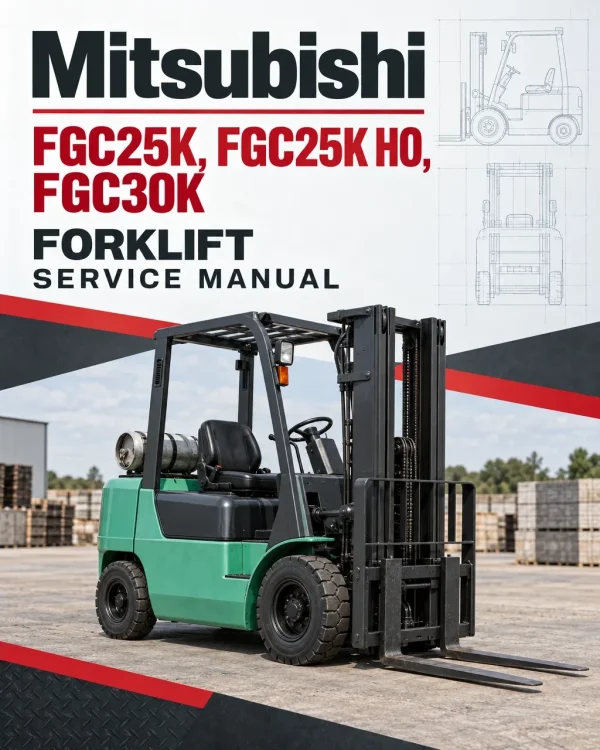 Mitsubishi FGC25K, FGC25K HO, FGC30K Forklift Service Manual