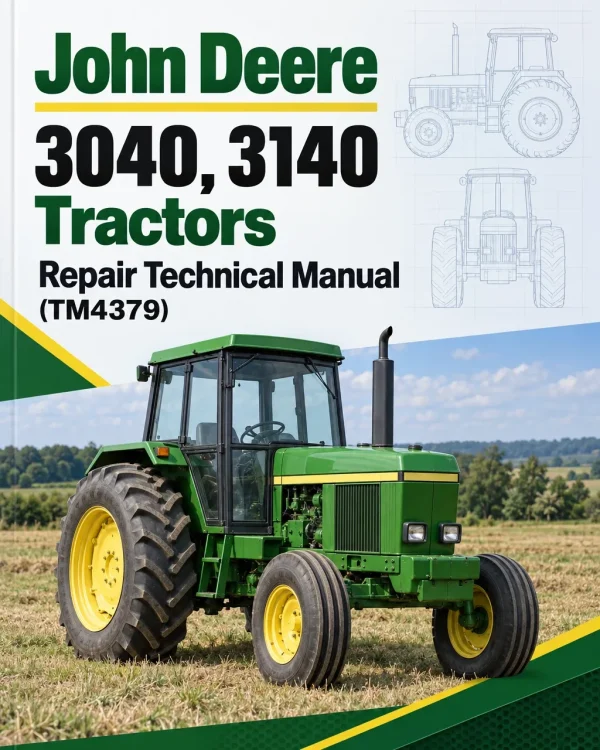 John Deere 3040, 3140 Tractors Repair Technical Manual (TM4379)