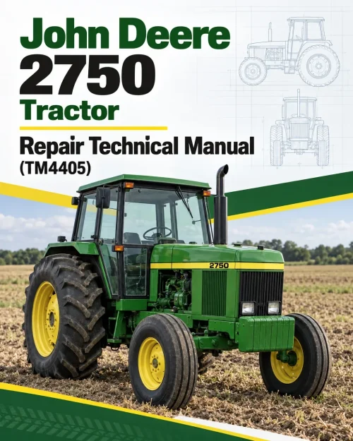 John Deere 2750 Tractor Repair Technical Manual (TM4405) John Deere 2750 Tractor Repair Technical Manual (TM4405)