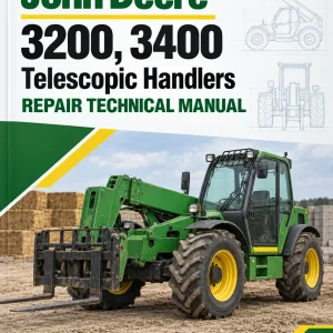 John Deere 3200, 3400 Telescopic Handlers Repair Technical Manual (TM4626)