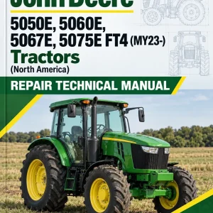 John Deere 5050E, 5060E, 5067E, 5075E FT4 (MY23-) Tractors (North America) Repair Technical Manual John Deere 5050E, 5060E, 5067E, 5075E FT4 (MY23-) Tractors (North America) Repair Technical Manual