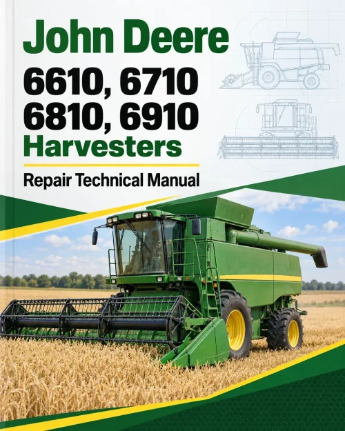 John Deere 6610, 6710, 6810, 6910 Harvesters Repair Technical Manual (TM4489) John Deere 6610, 6710, 6810, 6910 Harvesters Repair Technical Manual (TM4489)