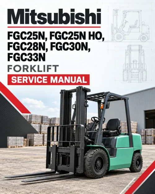 Mitsubishi FGC25N, FGC25N HO, FGC28N, FGC30N, FGC33N Forklift Service Manual Mitsubishi FGC25N, FGC25N HO, FGC28N, FGC30N, FGC33N Forklift Service Manual