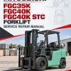 Mitsubishi FGC35K, FGC40K, FGC40K STC Forklift Service Manual Mitsubishi FGC35K, FGC40K, FGC40K STC Forklift Service Manual