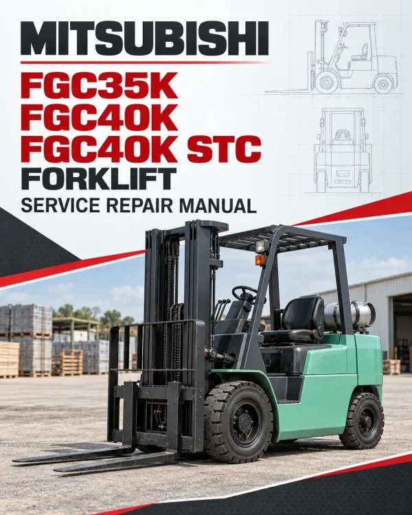 Mitsubishi FGC35K, FGC40K, FGC40K STC Forklift Service Manual Mitsubishi FGC35K, FGC40K, FGC40K STC Forklift Service Manual