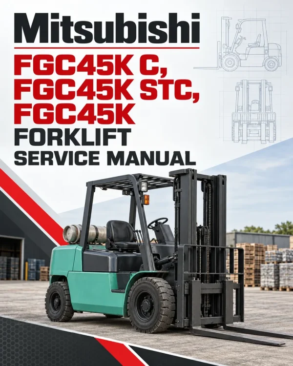 Mitsubishi FGC45K C, FGC45K STC, FGC45K Forklift Service Manual Mitsubishi FGC45K C, FGC45K STC, FGC45K Forklift Service Manual