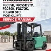 Mitsubishi FGC55K, FGC55K STC, FGC60K, FGC70K, FCG70K STC Forklift Service Manual Mitsubishi FGC55K, FGC55K STC, FGC60K, FGC70K, FCG70K STC Forklift Service Manual