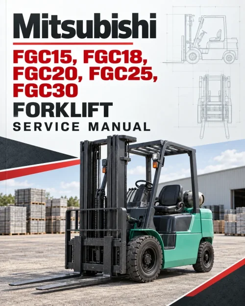 Mitsubishi FGC15, FGC18, FGC20, FGC25, FGC30 Forklift Service Manual Mitsubishi FGC15, FGC18, FGC20, FGC25, FGC30 Forklift Service Manual