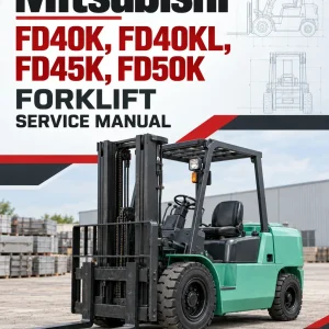Mitsubishi FD40K, FD40KL, FD45K, FD50K Forklift Service Manual Mitsubishi FD40K, FD40KL, FD45K, FD50K Forklift Service Manual