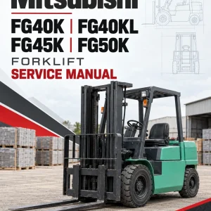 Mitsubishi FG40K, FG40KL, FG45K, FG50K Forklift Service Manual