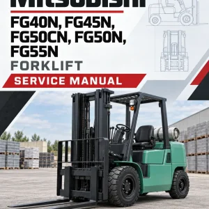 Mitsubishi FG40N, FG45N, FG50CN, FG50N, FG55N Forklift Service Manual