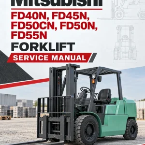 Mitsubishi FD40N, FD45N, FD50CN, FD50N, FD55N Forklift Service Manual Mitsubishi FD40N, FD45N, FD50CN, FD50N, FD55N Forklift Service Manual