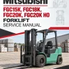 Mitsubishi FGC15K, FGC18K, FGC20K, FGC20K HO Forklift Service Manual Mitsubishi FGC15K, FGC18K, FGC20K, FGC20K HO Forklift Service Manual