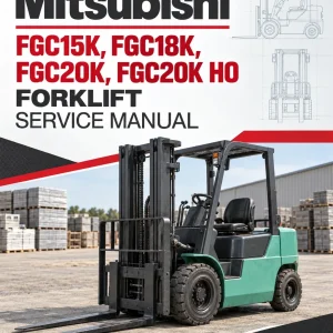 Mitsubishi FGC15K, FGC18K, FGC20K, FGC20K HO Forklift Service Manual Mitsubishi FGC15K, FGC18K, FGC20K, FGC20K HO Forklift Service Manual
