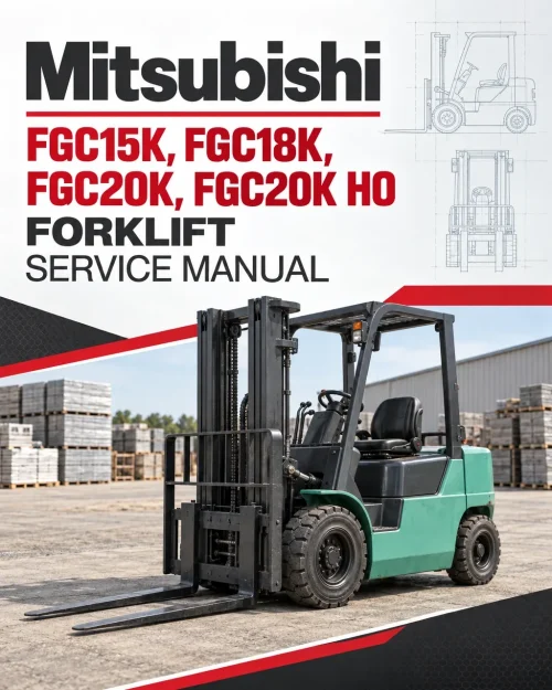 Mitsubishi FGC15K, FGC18K, FGC20K, FGC20K HO Forklift Service Manual Mitsubishi FGC15K, FGC18K, FGC20K, FGC20K HO Forklift Service Manual