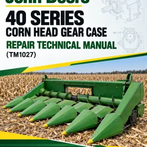 John Deere 40 Series Corn Head Gear Case Repair Technical Manual (TM1027)