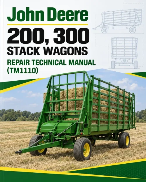 John Deere 200, 300 Stack Wagons Repair Technical Manual (TM1110)