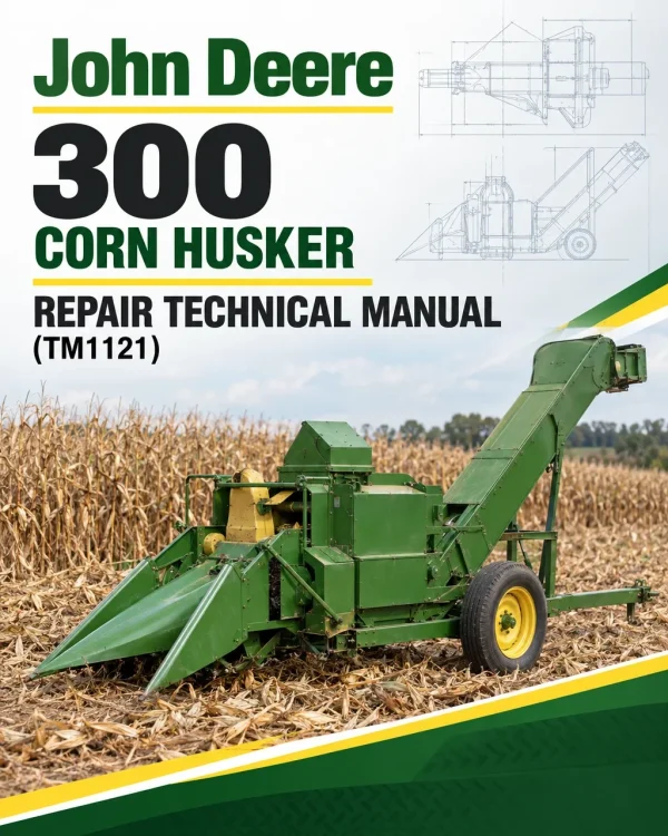 John Deere 300 Corn Husker Repair Technical Manual (TM1121) John Deere 300 Corn Husker Repair Technical Manual (TM1121)