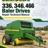 John Deere 336, 346, 466 Baler Drives Repair Technical Manual (TM1114)