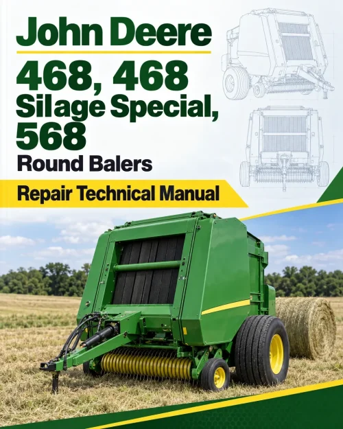 John Deere 468, 468 Silage Special, 568 Round Balers Repair Technical Manual (TM1035) John Deere 468, 468 Silage Special, 568 Round Balers Repair Technical Manual (TM1035)