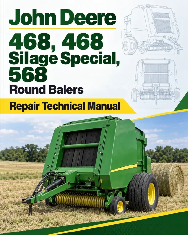 John Deere 468, 468 Silage Special, 568 Round Balers Repair Technical Manual (TM1035) John Deere 468, 468 Silage Special, 568 Round Balers Repair Technical Manual (TM1035)