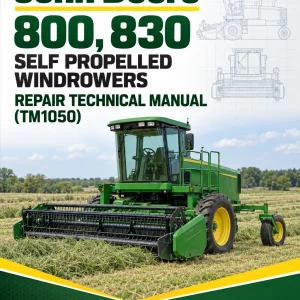 John Deere 800, 830 Self Propelled Windrowers Repair Technical Manual (TM1050) John Deere 800, 830 Self Propelled Windrowers Repair Technical Manual (TM1050)