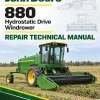 John Deere 880 Hydrostatic Drive Windrower Repair Technical Manual (TM1013) John Deere 880 Hydrostatic Drive Windrower Repair Technical Manual (TM1013)