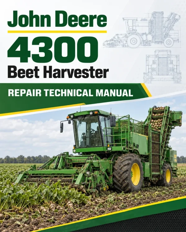 John Deere 4300 Beet Harvester Repair Technical Manual (TM1120) John Deere 4300 Beet Harvester Repair Technical Manual (TM1120)