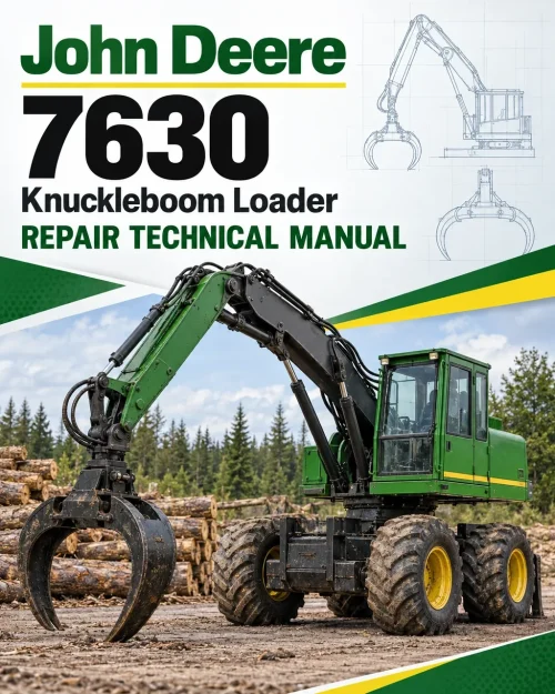 John Deere 7630 Knuckleboom Loader Repair Technical Manual (TM1147) John Deere 7630 Knuckleboom Loader Repair Technical Manual (TM1147)