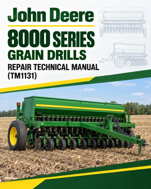 John Deere 8000 Series Grain Drills Repair Technical Manual (TM1131)