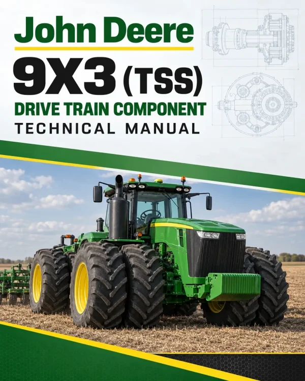 John Deere 9X3 (TSS) Drive Train Component Technical Manual (CTM901119) John Deere 9X3 (TSS) Drive Train Component Technical Manual (CTM901119)