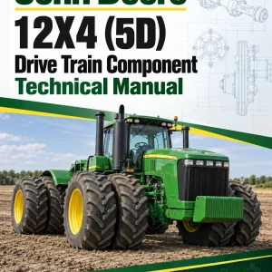 John Deere 12X4 (5D) Drive Train Component Technical Manual (CTM904619)