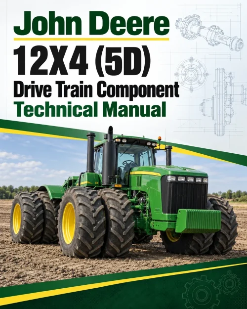 John Deere 12X4 (5D) Drive Train Component Technical Manual (CTM904619) John Deere 12X4 (5D) Drive Train Component Technical Manual (CTM904619)