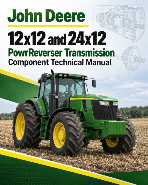 John Deere 12x12 and 24x12 PowrReverser Transmission Component Technical Manual (CTM900519) John Deere 12x12 and 24x12 PowrReverser Transmission Component Technical Manual (CTM900519)