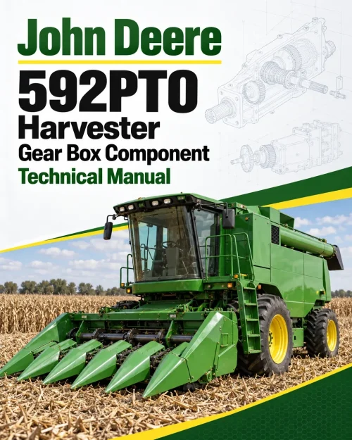 John Deere 592PTO Harvester Gear Box Component Technical Manual (CTM103819) John Deere 592PTO Harvester Gear Box Component Technical Manual (CTM103819)