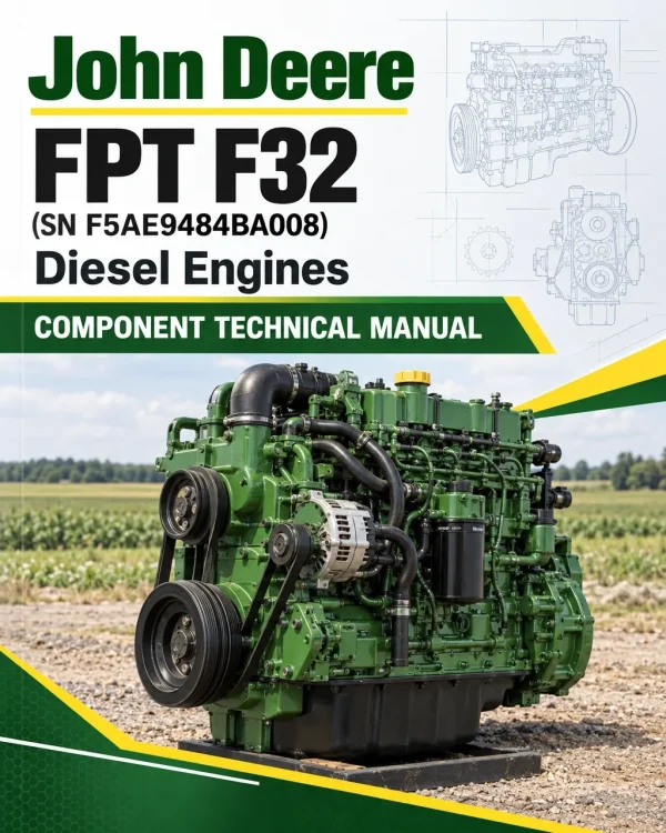 John Deere FPT F32 (SN F5AE9484BA008) Diesel Engines Component Technical Manual (CTM408119)