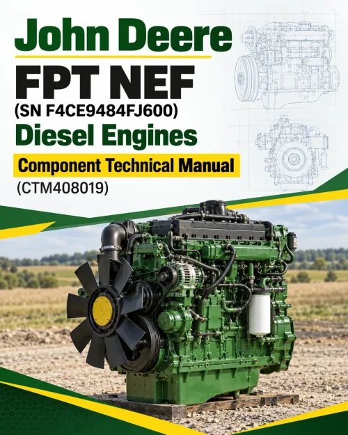 John Deere FPT NEF (SN F4CE9484FJ600) Diesel Engines Component Technical Manual (CTM408019)