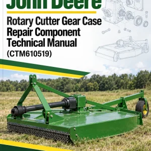 John Deere Rotary Cutter Gear Case Repair Component Technical Manual (CTM610519)