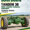 John Deere Tandem 3B Front Steering Transaxle Component Technical Manual (CTM703619)