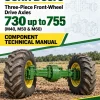 John Deere Three-Piece Front-Wheel Drive Axles 730 up to 755 (M40, M50 & M60) Component Technical Manual (CTM408719) John Deere Three-Piece Front-Wheel Drive Axles 730 up to 755 (M40, M50 & M60) Component Technical Manual (CTM408719)