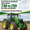 John Deere Two-Piece Front-Wheel Drive Axles 730 to 755 (Version 2), 6R, 6M, and 6RCMC Component Technical Manual (CTM412719) John Deere Two-Piece Front-Wheel Drive Axles 730 to 755 (Version 2), 6R, 6M, and 6RCMC Component Technical Manual (CTM412719)