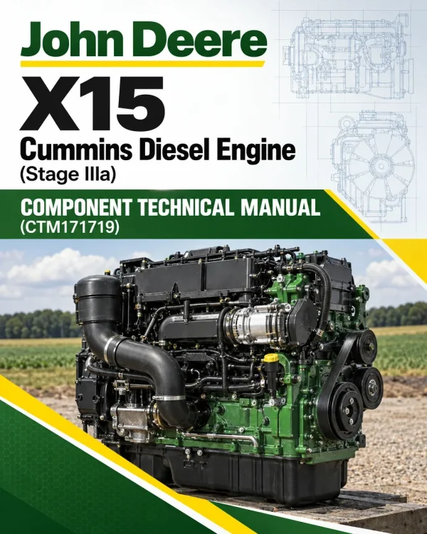 John Deere X15 Cummins Diesel Engine (Stage IIIa) Component Technical Manual (CTM171719) John Deere X15 Cummins Diesel Engine (Stage IIIa) Component Technical Manual (CTM171719)