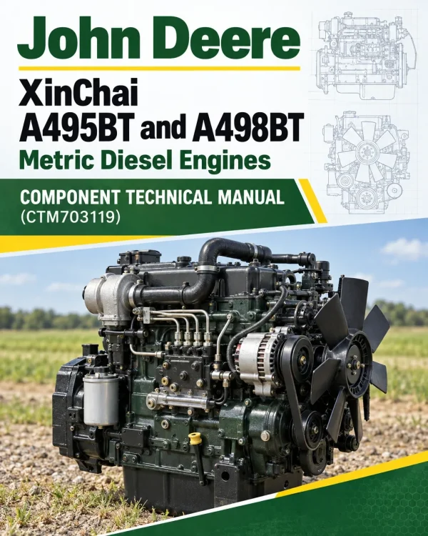 John Deere XinChai A495BT and A498BT Metric Diesel Engines Component Technical Manual (CTM703119) John Deere XinChai A495BT and A498BT Metric Diesel Engines Component Technical Manual (CTM703119)