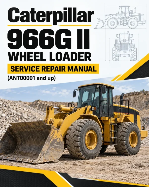 Caterpillar CAT 966G II Wheel Loader Service Repair Manual (ANT00001 and up) Caterpillar CAT 966G II Wheel Loader Service Repair Manual (ANT00001 and up)