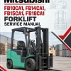 Mitsubishi FB10CA1, FB14CA1, FB15CA1, FB18CA1 Forklift Service Manual