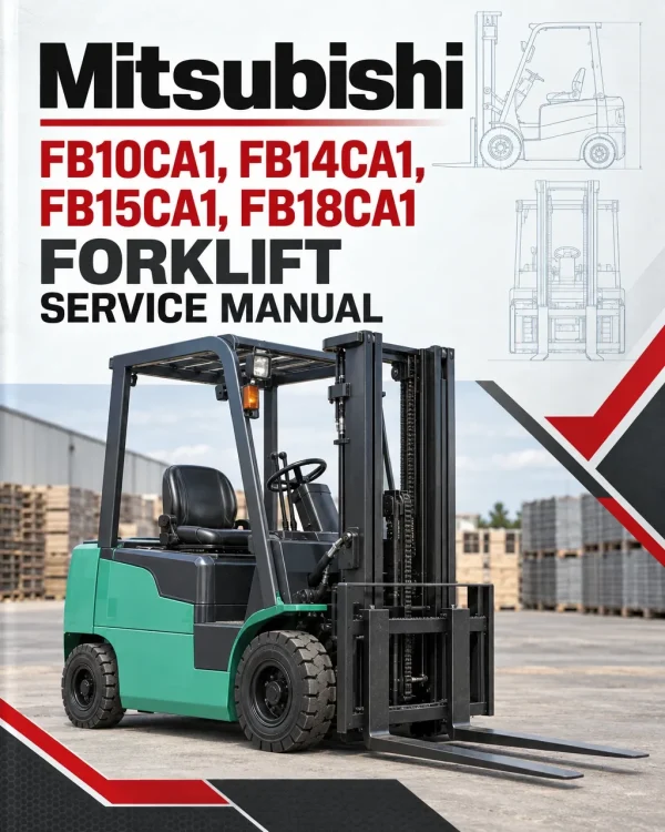 Mitsubishi FB10CA1, FB14CA1, FB15CA1, FB18CA1 Forklift Service Manual