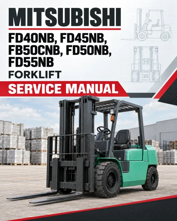 Mitsubishi FD40NB, FD45NB, FB50CNB, FD50NB, FD55NB Forklift Service Manual Mitsubishi FD40NB, FD45NB, FB50CNB, FD50NB, FD55NB Forklift Service Manual