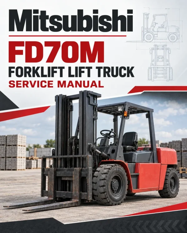 Mitsubishi FD70M Forklift Lift Truck Service Manual