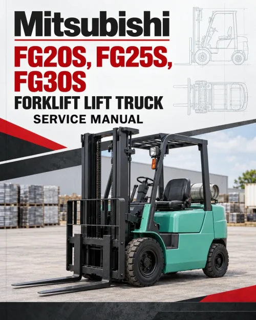 Mitsubishi FG20S, FG25S, FG30S Forklift Lift Truck Service Manual Mitsubishi FG20S, FG25S, FG30S Forklift Lift Truck Service Manual